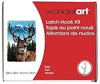 Algopix Similar Product 15 - Wonderart Classics Deer Latch Hook Kit