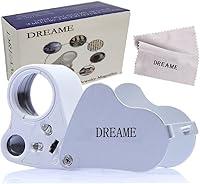 Algopix Similar Product 15 - DREAME 30X 60X LED Light Illuminated