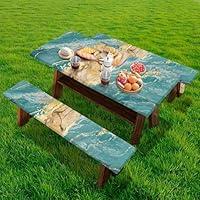 Algopix Similar Product 12 - Cugasmaru Picnic Table Cover with Bench