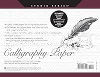 Algopix Similar Product 6 - Studio Series Calligraphy Paper Pad 50