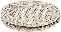 Algopix Similar Product 18 - KOUBOO Round Rattan Charger Plate