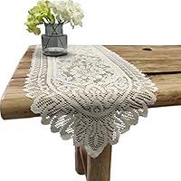 Algopix Similar Product 19 - Tinsow 2 Pack Cotton Crochet Lace