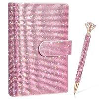 Algopix Similar Product 14 - Resholder A6 Rhinestone Notebook Binder