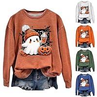 Algopix Similar Product 18 - Halloween Crew Neck Sweatshirts for