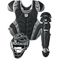 Algopix Similar Product 16 - Wilson C1K Catcher's Gear Kit, Black