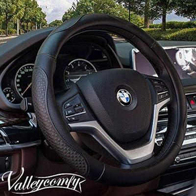 Best Deal for Valleycomfy Steering Wheel Covers Universal 15 inch