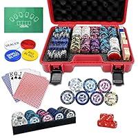 Algopix Similar Product 8 - Professional 14 Gram Clay Poker Chips