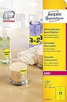 Algopix Similar Product 7 - Avery Zweckform L7263R25 Neon Labels