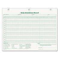 Algopix Similar Product 10 - TOPS 3284 Daily Attendance Card 8 12