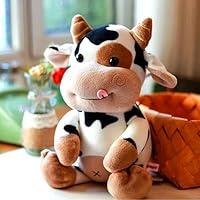 Algopix Similar Product 13 - YUCHNG Cow Plush Toy Cow Stuffed Animal