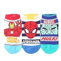 Algopix Similar Product 16 - Boys Low Cut 3Pairs Avengers socks 79