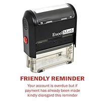 Algopix Similar Product 20 - Friendly Reminder OVERDUE  Self Inking