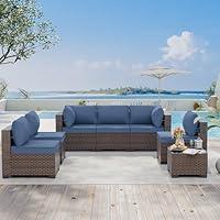 Algopix Similar Product 2 - Kurapika 7 Pieces Patio Furniture Set