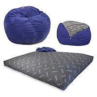Algopix Similar Product 6 - CordaRoys Chenille Bean Bag Chair