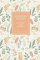 Algopix Similar Product 11 - Sermon Notes Journal for Women Church