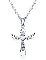 Algopix Similar Product 17 - Infinite U Womens Angel Love Cross