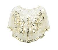 Algopix Similar Product 7 - Metme Womens Shawl Sequin Beaded Wraps