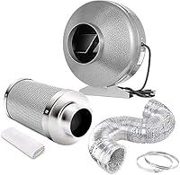 Algopix Similar Product 13 - iPower 4 Inch 190 CFM Duct Inline Fan