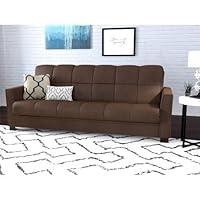 Algopix Similar Product 3 - Mainstays Baja Microfiber Futon Sofa