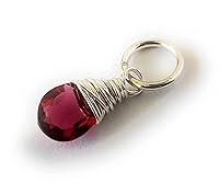 Algopix Similar Product 2 - Imitation July Birthstone Pendant Charm