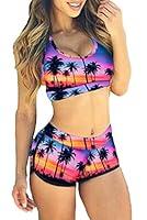 Algopix Similar Product 9 - TOP HERE Womens 2 Piece Bandage Sporty