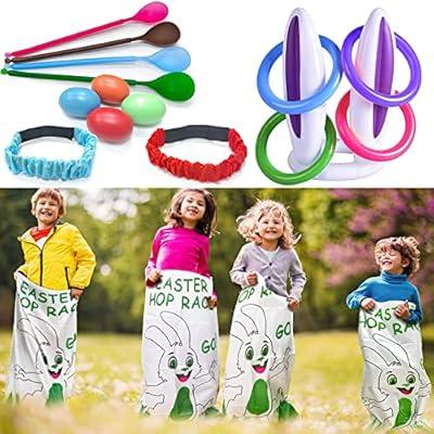 Buy Potato Sack Race Bags For Kids 3-8 Outdoor Gaes, 3-Legged Race