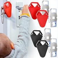 Algopix Similar Product 8 - HELEMAN Portable Door Lock for Travel