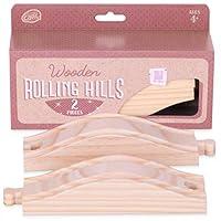 Algopix Similar Product 16 - Rolling Hills Wooden Train Track