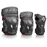 Algopix Similar Product 4 - JBM BMX Bike Knee Pads and Elbow Pads