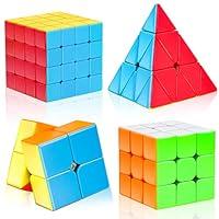 Algopix Similar Product 13 - AuntyFey Speed Cube Set4 Pack Speed