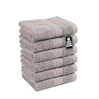 Algopix Similar Product 9 - LANE LINEN 6 PC Wash Cloths Bathroom