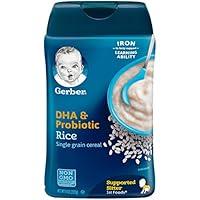 Algopix Similar Product 3 - Gerber Baby Cereal 1st Foods DHA 
