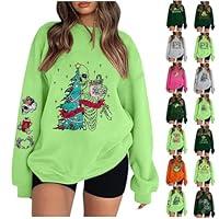 Algopix Similar Product 3 - Christmas Sweatshirt for Women Graphic