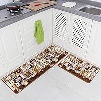 Algopix Similar Product 4 - Carvapet 2 Pieces NonSlip Kitchen Mat