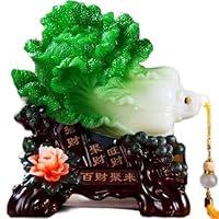 Algopix Similar Product 15 - enttgo Fengshui Good Luck Cabbagebaicai