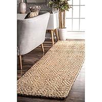 Algopix Similar Product 7 - nuLOOM Alanna Diamond Jute Rug 6 x