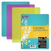 Algopix Similar Product 5 - Flexible 3 Colored Cutting Board Mats