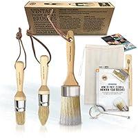 Algopix Similar Product 12 - Vintage Tonality Chalked Paint Brush