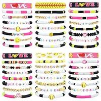 Algopix Similar Product 15 - yesaior 48pcs Sports Charm Bracelets