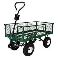 Algopix Similar Product 9 - Sunnydaze Utility Steel Dump Garden
