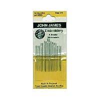 Algopix Similar Product 5 - John James CrwlEmbr Hand NeedlesSize