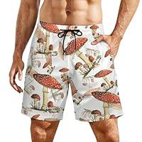 Algopix Similar Product 2 - Jeireumteor Mens Red Mushrooms Graphic