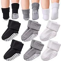 Algopix Similar Product 1 - DYW Baby Non Slip with Grips Socks