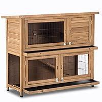 Algopix Similar Product 14 - Lovupet Rabbit Hutch Cage with Pull Out 