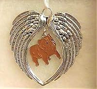 Algopix Similar Product 8 - Brown English Bulldog Dog Memorial