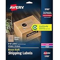 Algopix Similar Product 11 - Avery Kraft Brown Shipping Labels 512