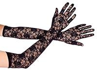 Algopix Similar Product 5 - Music Legs Extra long lace gloves