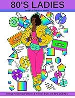 Algopix Similar Product 18 - 80s Ladies Coloring Book for Adults