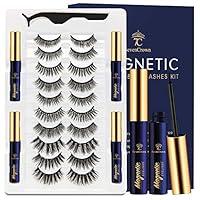 Algopix Similar Product 16 - 3D Magnetic Eyelashes Natural Look with
