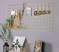 Algopix Similar Product 6 - Simmer Stone Gold Wall Grid Panel for